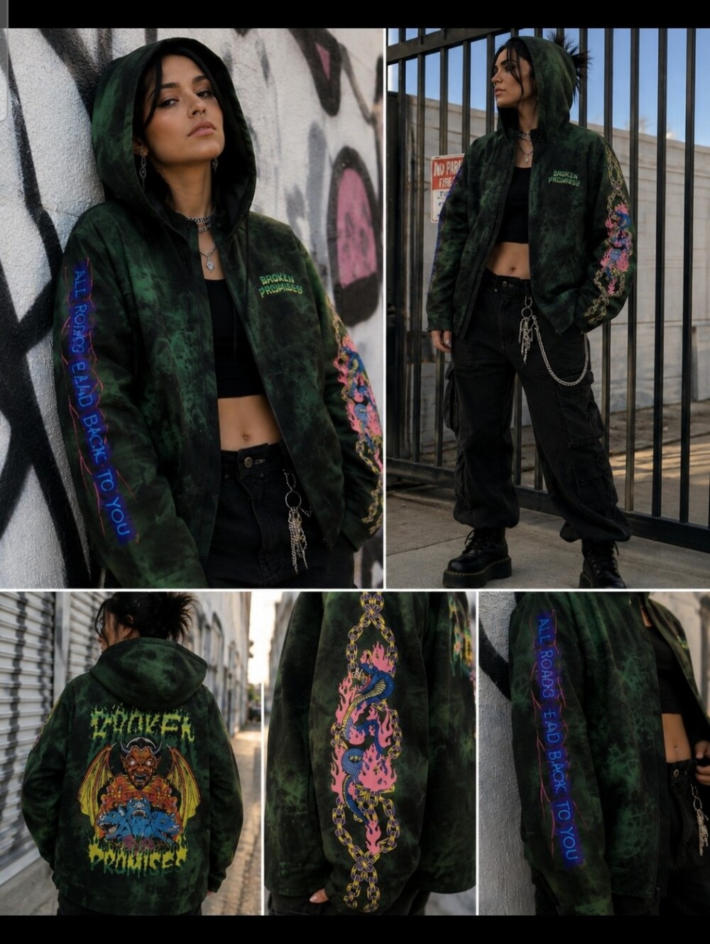 Broken Promises Green Jacket